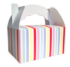 40% OFF -  Snack Box - Carnival stripe